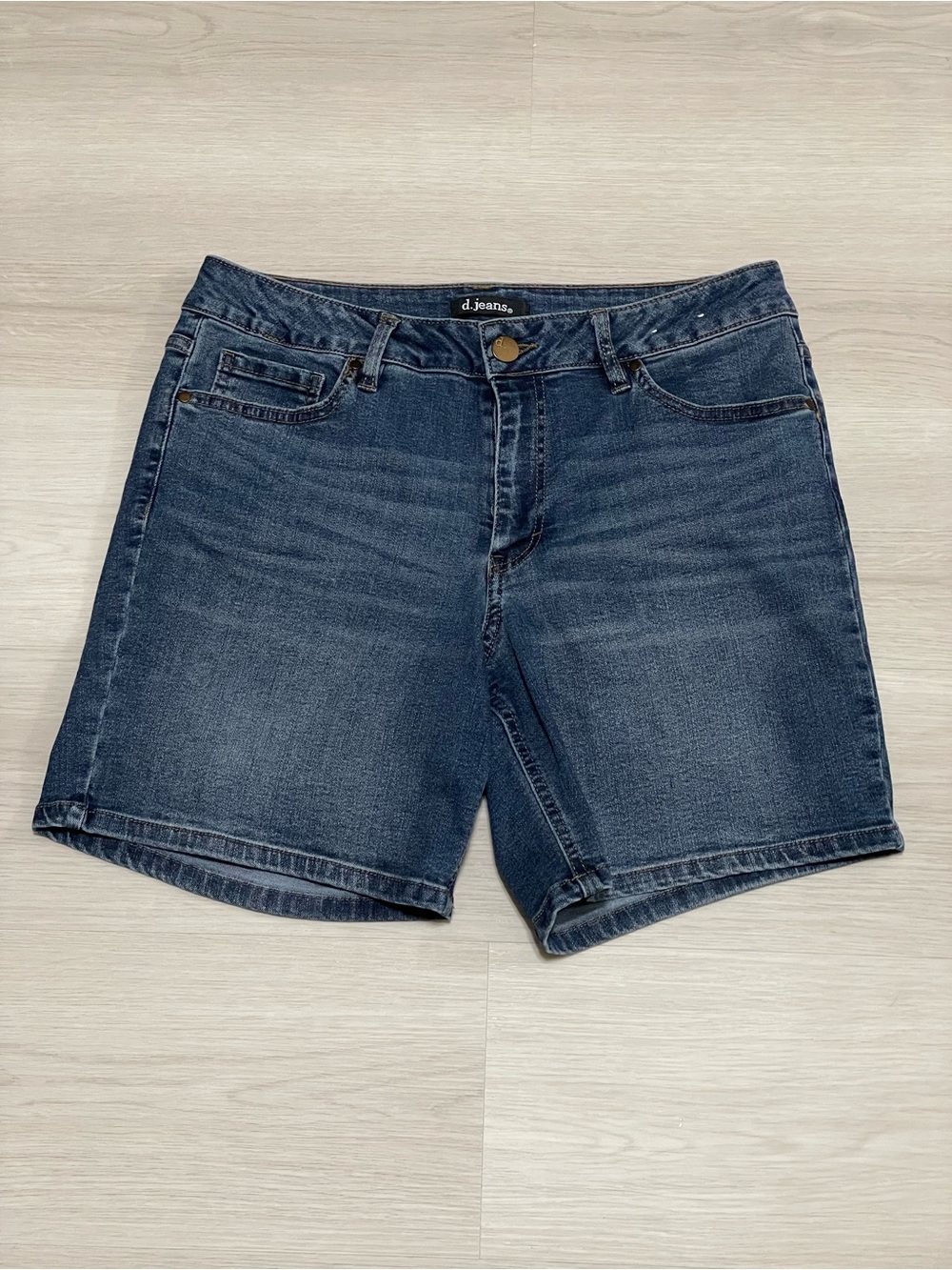 D. Jeans Dark Blue Denim Women’s Shorts